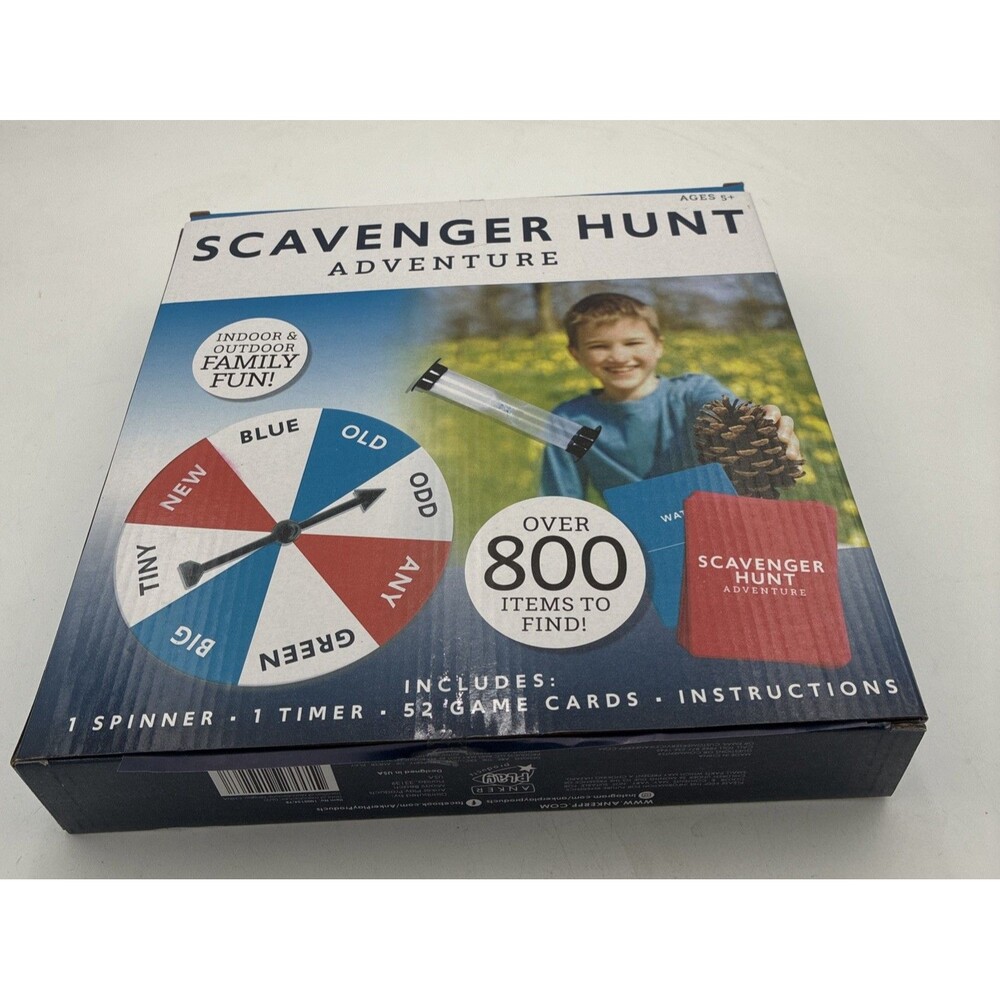 Scavenger Hunt Adventure Indoor/Outdoor 800 Item Search - OPEN BOX